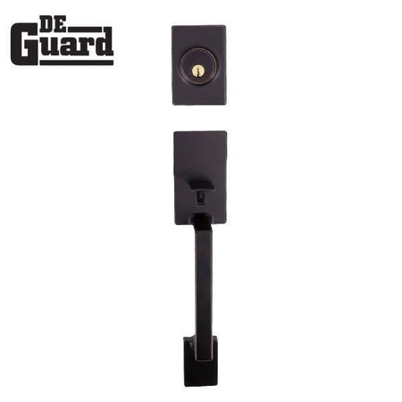 DEGUARD :Square Contemporary Design Handleset - ORB-SC1 DHS-ORB-SC1